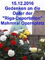 A Gedenken Riga Deportation